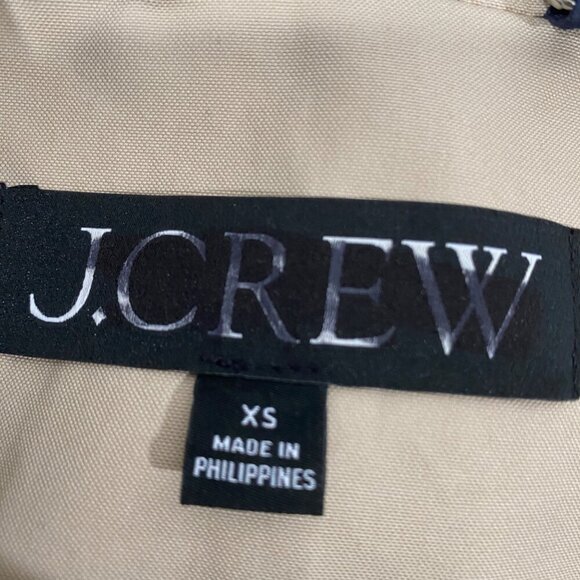 J.Crew Womens Double-Breasted Belted short Trench Coat XS Beige Cotton Outerwear - Picture 4 of 11